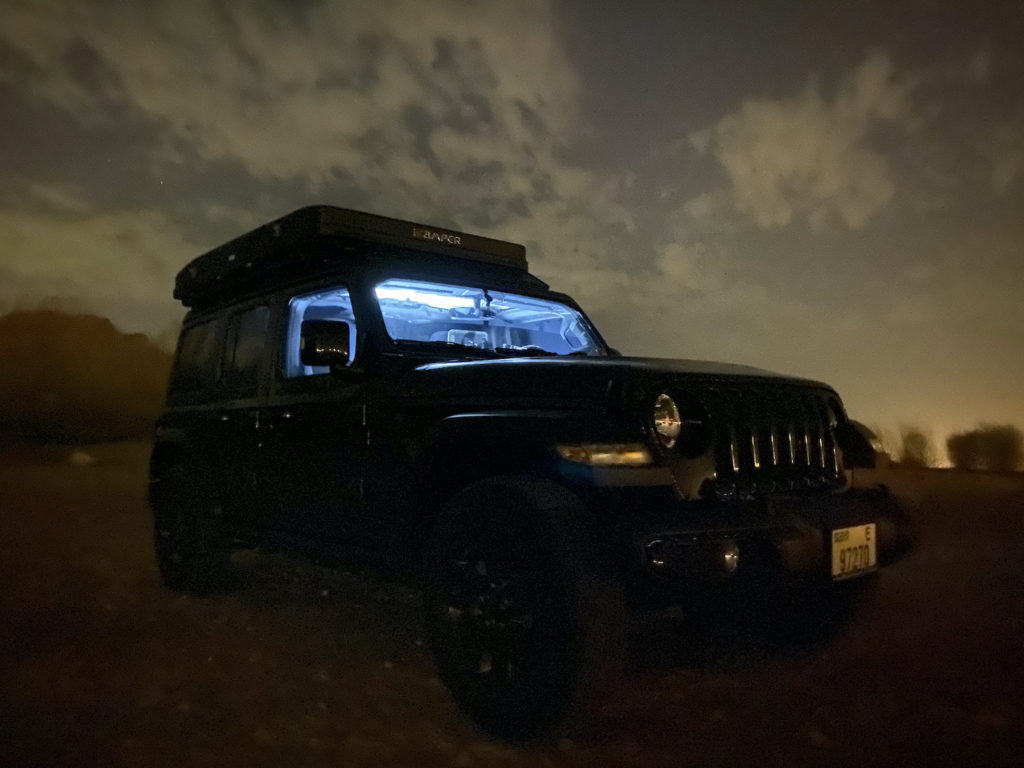 Jeep Willys Night Sky